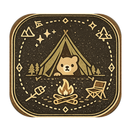 Camping Bear app icon