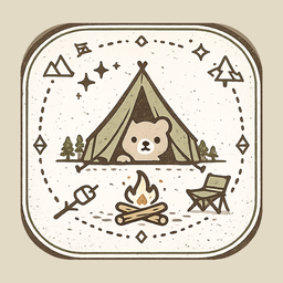 Camping Bear app icon